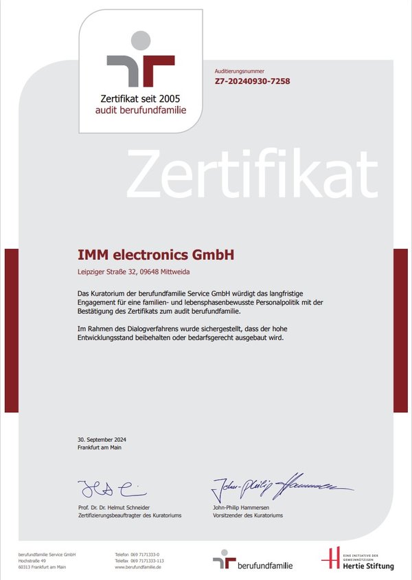 Re-Audit Beruf & Familie